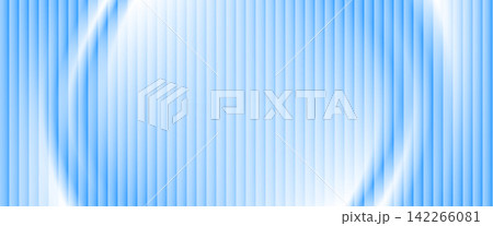 Blue ribs frame an abstract center with circular light. White arcs cross the blue glass texture and soften the abstract shape. Glossy vector panel with vertical relief for medical website banner Blue ribs frame an abstract center with circular light. White arcs cross the blue glass texture and soften the abstract shape. Glossy vector panel with vertical relief for medical website banner 142266081