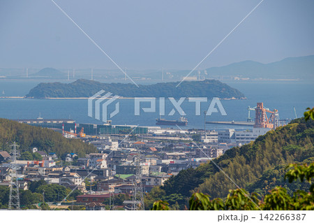 蒲郡市の街並み(愛知県) 142266387