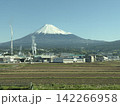 新幹線から見える春の羊蹄山 142266958