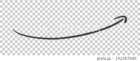 Simple and stylish hand-drawn black horizontal arrow - a doodle-style symbol pointing to the upper right, slightly angled upwards. Simple and stylish hand-drawn black horizontal arrow - a doodle-style symbol pointing to the upper right, slightly angled upwards. 142267680