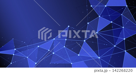 Network background with glowing dots and lines Network background with glowing dots and lines 142268220