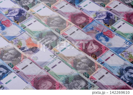 Peruvian paper currency cash sol for payments and settlements. Peruvian cash Peruvian paper currency cash sol for payments and settlements. Peruvian cash 142269610