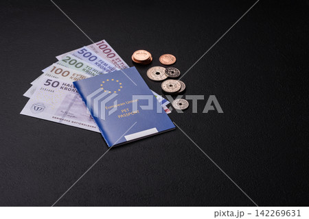 A pet passport is a document for a cat, dog, or other animal. A pet passport A pet passport is a document for a cat, dog, or other animal. A pet passport 142269631