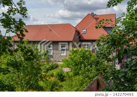 the old city of Hildesheim in germany the old city of Hildesheim in germany 142270493
