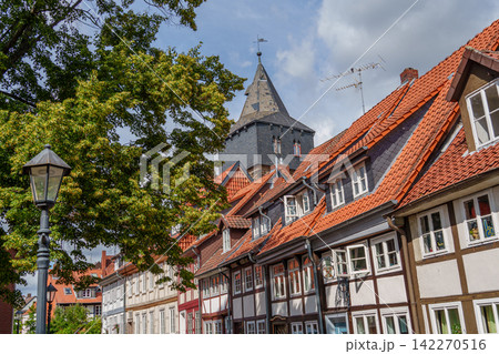 the old city of Hildesheim in germany the old city of Hildesheim in germany 142270516