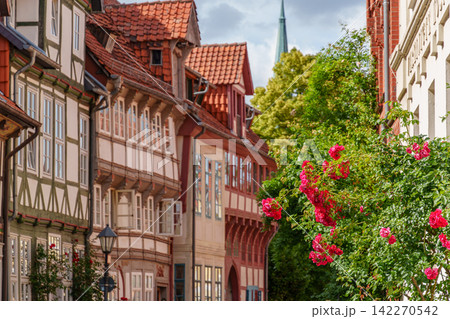 the old city of Hildesheim in germany the old city of Hildesheim in germany 142270542