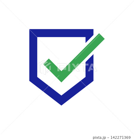 Shield, Check Mark, Check List Icon Vector Template 142271369