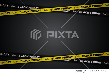 Black Friday sale banner template design. vector illustration 142271535