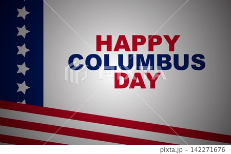 Happy Columbus Day background design. Happy Columbus Day background design. 142271676