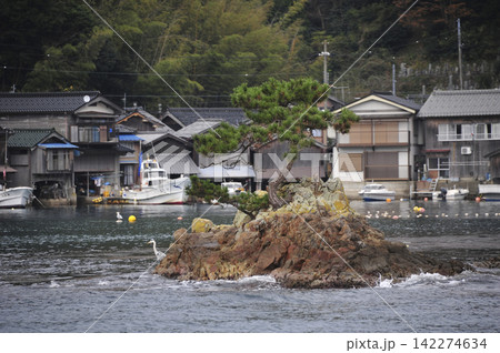 伊根湾めぐりの遊覧船からの眺め 142274634