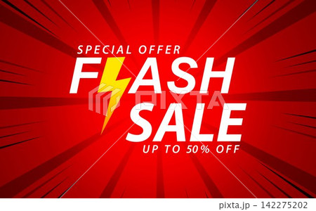 Flash Sale Template Design Background Flash Sale Template Design Background 142275202
