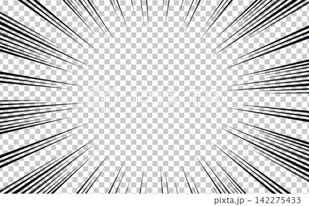 comic book speed lines on transparent background comic book speed lines on transparent background 142275433