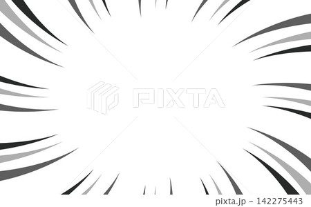 Background of radial lines for comic books. Manga speed frame, superhero action, explosion background. Background of radial lines for comic books. Manga speed frame, superhero action, explosion background. 142275443
