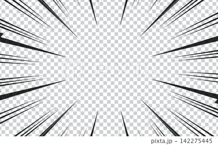 comic book speed lines on transparent background comic book speed lines on transparent background 142275445