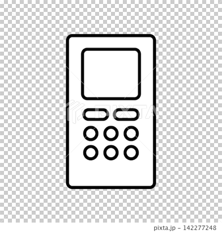 Icon illustrations of remote controls for operating home appliances and devices. Icon illustrations of remote controls for operating home appliances and devices. 142277248