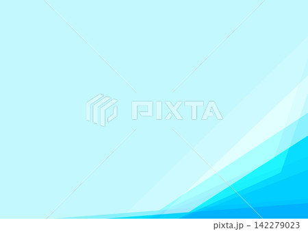 青色と水色のシンプルライン背景 142279023