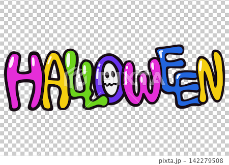 Halloween POP lettering 02 Halloween POP lettering 02 142279508