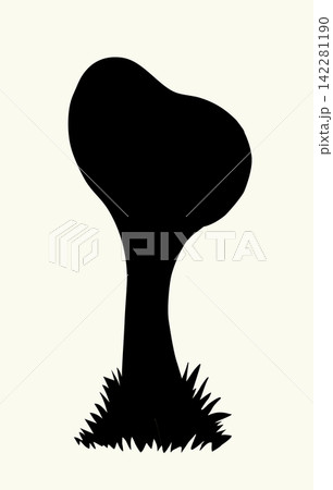 Vector drawing. Saffron milk cap mushroom Vector drawing. Saffron milk cap mushroom 142281190