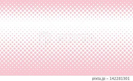 ハーフトーンのピンク色の背景素材 ハーフトーンのピンク色の背景素材 142281301