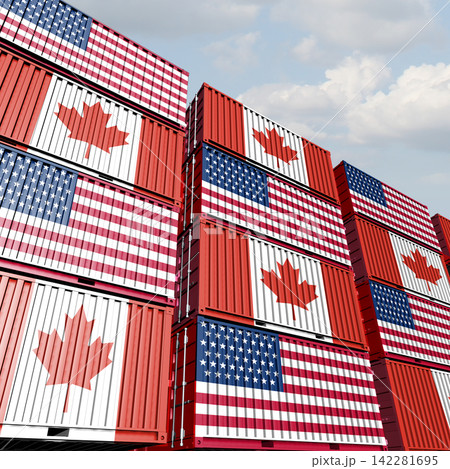 Canada US Trade Concept 142281695