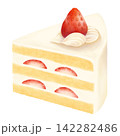 イチゴのショートケーキ 142282486