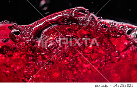 Red wine abstract splashing. 142282823