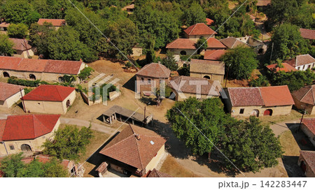 Old rustic vintage houses with wine cellars in Rogljevacke pivnice 142283447
