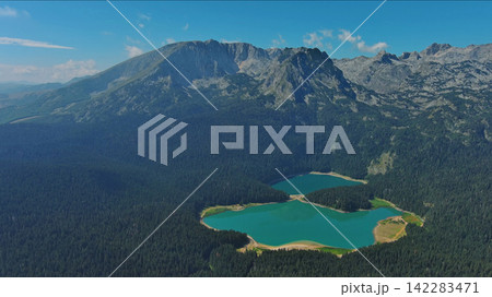 Black Lake in mountain Durmitor park Montenegro Black Lake in mountain Durmitor park Montenegro 142283471