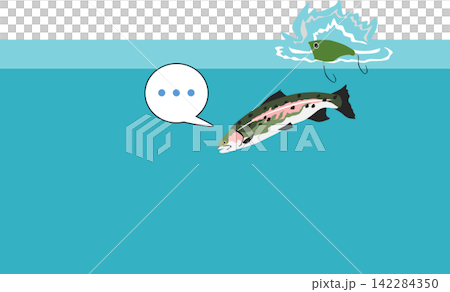 Fishing illustration Fishing illustration 142284350