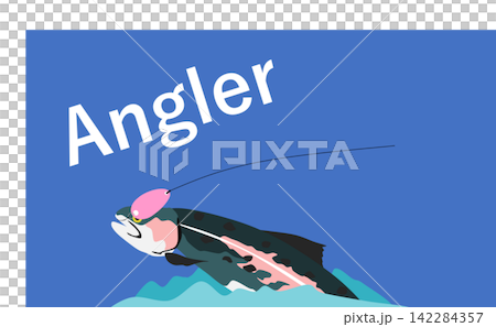 Fishing illustration Fishing illustration 142284357