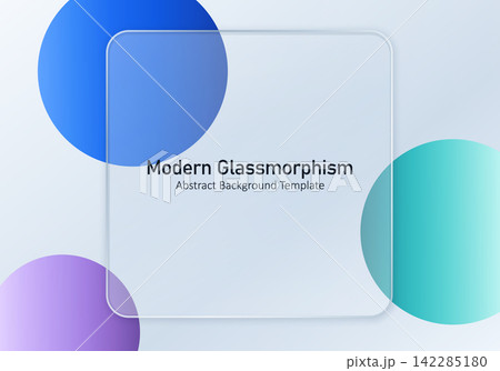 Modern glass morphing vector composition with large transparent matte panel, blue, cyan and purple gradient spheres and spacious central area for presentations, websites, branding and interface design Modern glass morphing vector composition with large transparent matte panel, blue, cyan and purple gradient spheres and spacious central area for presentations, websites, branding and interface design 142285180
