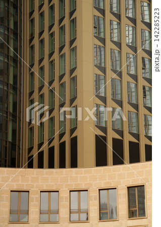 Modern architecture in the finance district of Frankfurt, germany Modern architecture in the finance district of Frankfurt, germany 142285223