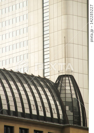 Modern architecture in the finance district of Frankfurt, germany Modern architecture in the finance district of Frankfurt, germany 142285227