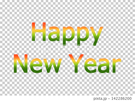 飾り文字 HAPPY NEW YEAR 飾り文字 HAPPY NEW YEAR 142286200