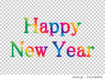 裝飾文字：新年快樂 142286608