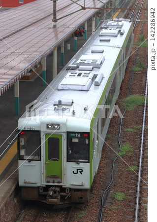 磐越西線キハ110系:延命工事施工車(会津若松⇔新津) 磐越西線キハ110系:延命工事施工車(会津若松⇔新津) 142286942