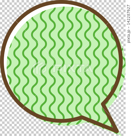 帶有圖案的單一對話氣泡圖標 帶有圖案的單一對話氣泡圖標 142287627