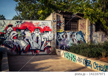 A street view of Tel Aviv A street view of Tel Aviv 142287971