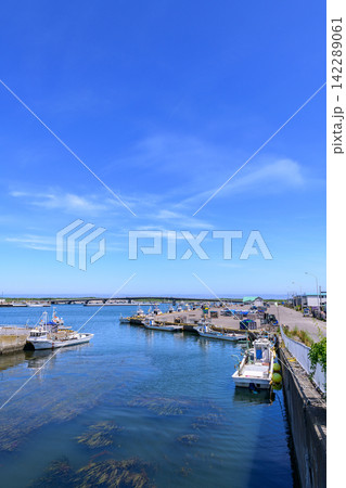 道東サロマ湖 栄浦漁港 道東サロマ湖 栄浦漁港 142289061