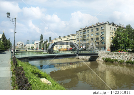 Festina Lente Bridge in Sarajevo, Bosnia and Herzegovina Festina Lente Bridge in Sarajevo, Bosnia and Herzegovina 142291912