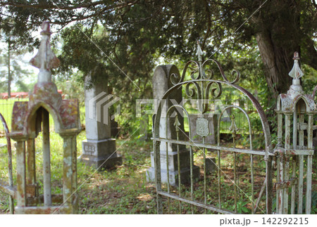 Historic Cemetery in Rural East Texas, Shallow DOF Historic Cemetery in Rural East Texas, Shallow DOF 142292215