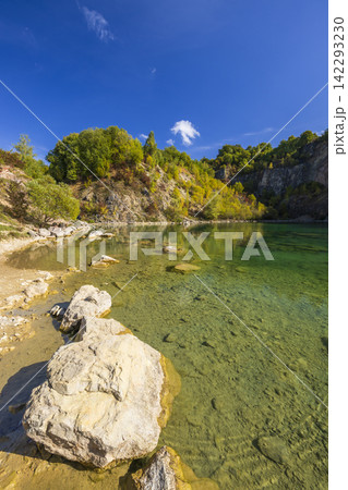 Benatina travertine, natural monument and protected landscape area Vihorlat, Slovakia 142293230