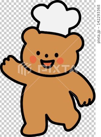 Waving Chef Bear Waving Chef Bear 142293368