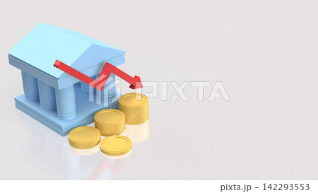 Global Banking Crisis and Financial Market Decline 3d render. Global Banking Crisis and Financial Market Decline 3d render. 142293553