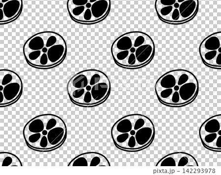 Wallpaper with a background illustration of many lotus roots lined up (black) Wallpaper with a background illustration of many lotus roots lined up (black) 142293978
