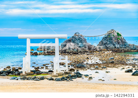 福岡 二見ヶ浦 夫婦岩 福岡 二見ヶ浦 夫婦岩 142294331