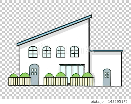 新建的單層獨立式住宅示意圖。 142295173