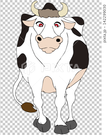 手繪動物插畫 ☆ 乳牛 手繪動物插畫 ☆ 乳牛 142299030