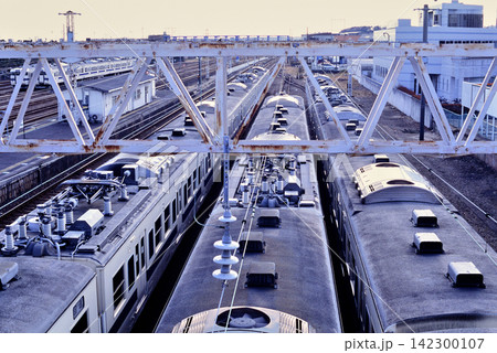 2008年　疎開留置中の415系電車群 142300107