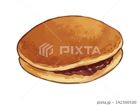 シズル感のあるどら焼きのイラスト 142300580